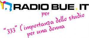 Logo di RadioBue per la campagna online "333"