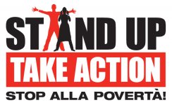 Logo della campagna "Stand Up! Stop alla povertà"