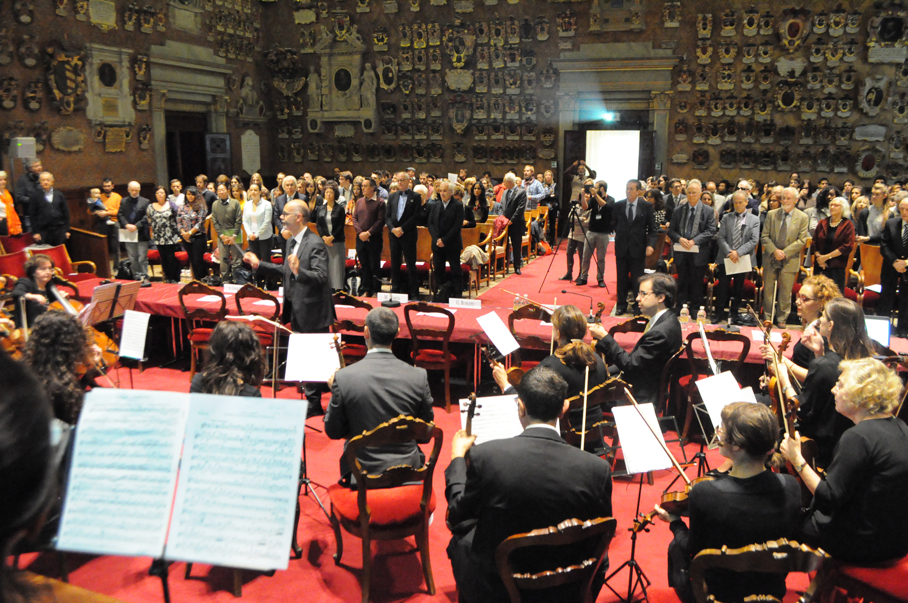 Conferenza annuale di International Peace Bureau nel 70° anniversario dell’entrata in vigore della Carta della Nazioni Unite, esecuzione musicale del Concentus Musicus Patavinus