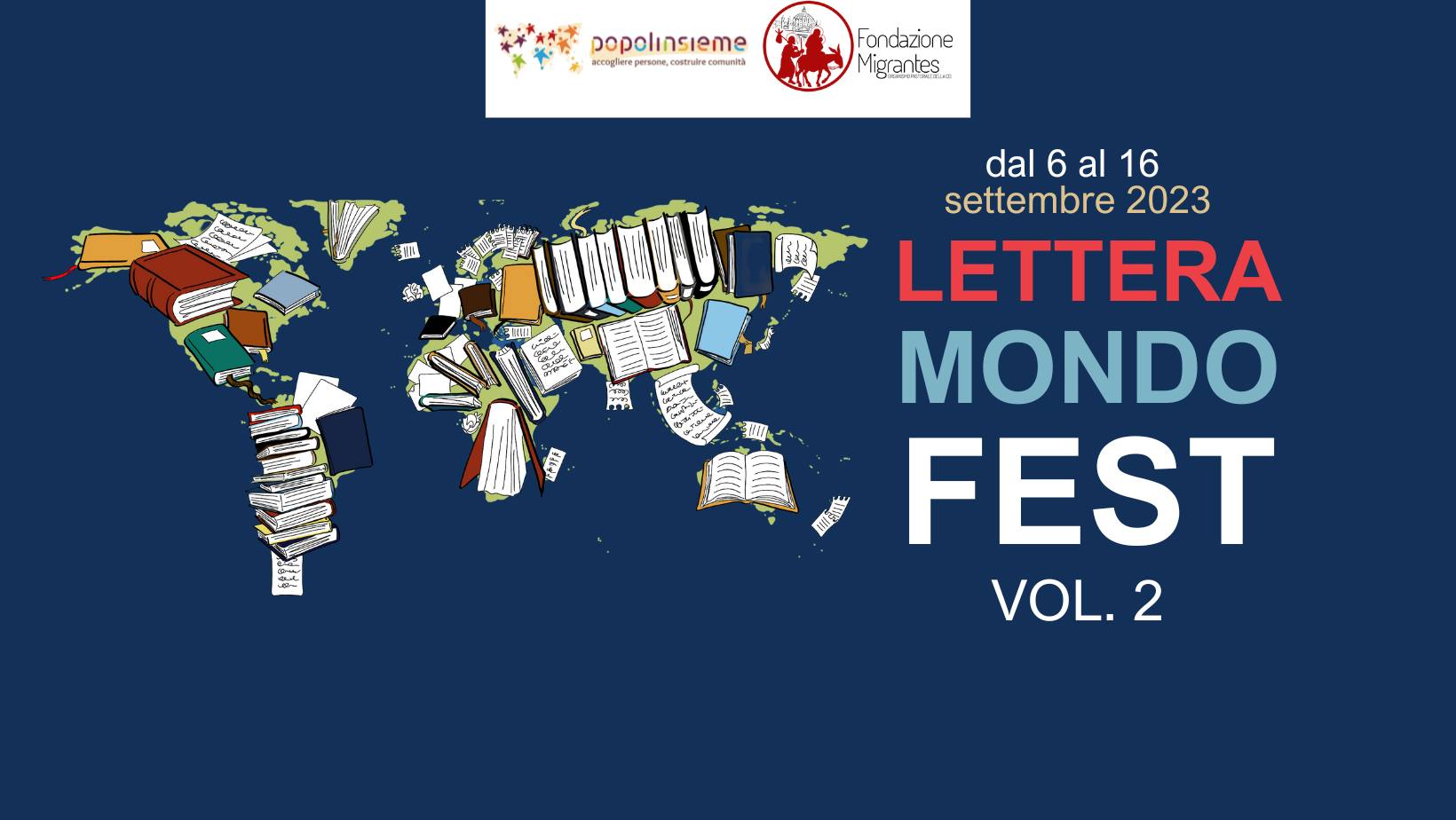 LetteraMondo Fest: dal 6 al 16 settembre la seconda edizione del festival culturale e letterario