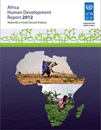 UNDP, Copertina del Rapporto sullo sviluppo umano in Africa, 2012