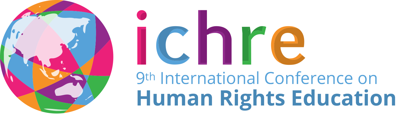 ICHRE, 9th International Conference on Human Rights Education, logo