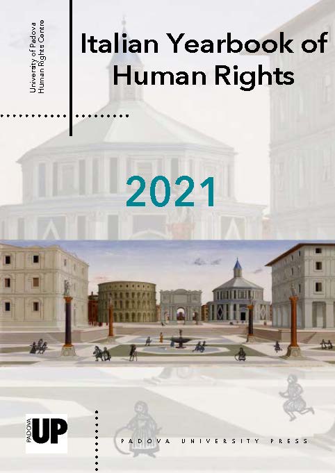 Cover of the  Italian Yearbook of Human Rights 2021