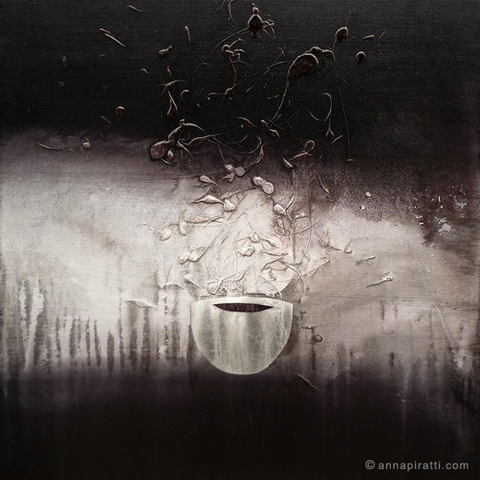 Anna Piratti, Intelligenza, VASI COMUNICANTI / paintings / acrilic on canvas 2013