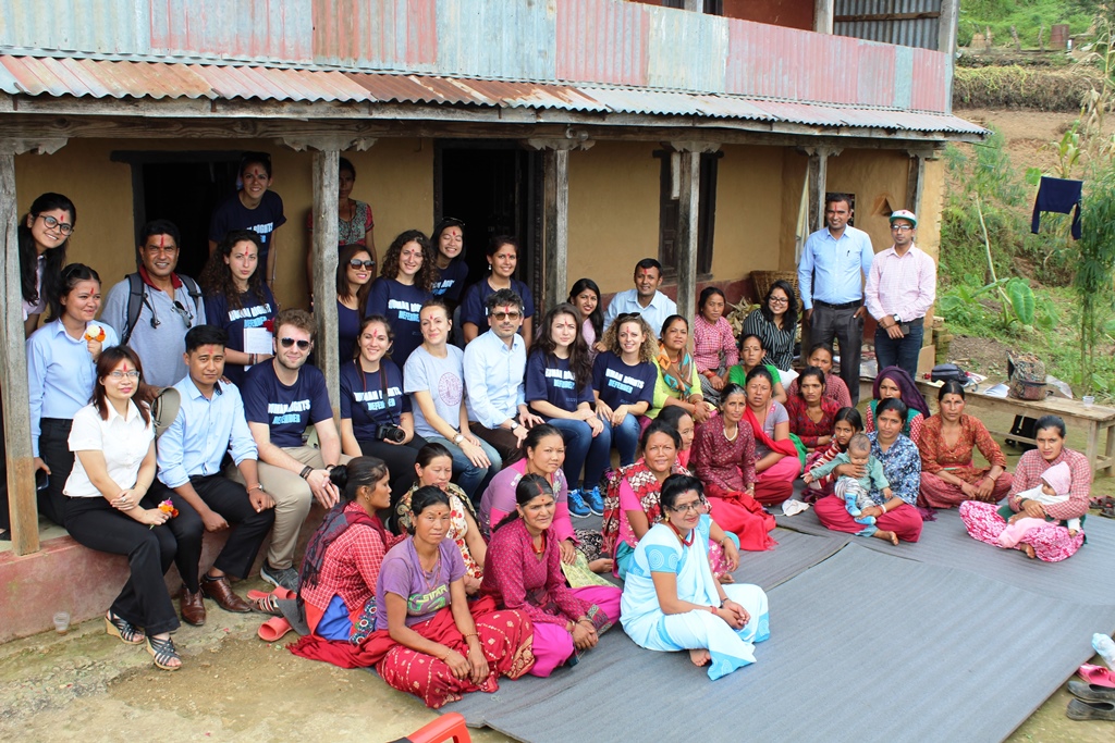 Mother's group in Dalchoki village of Lalitpur