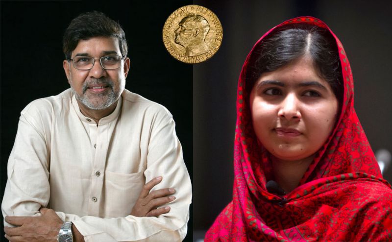Foto dei Premio Nobel per la Pace 2014