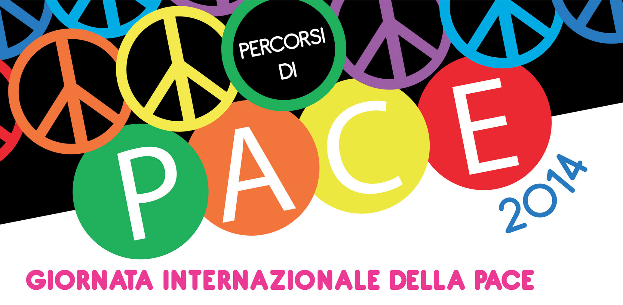 Logo Percorsi di Pace, Collegno, 2014