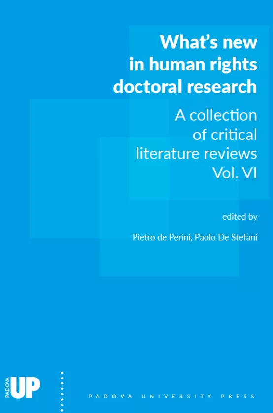 Book cover What's new in human rights doctoral research. A collection of critical literature review: Volume VI, 2024