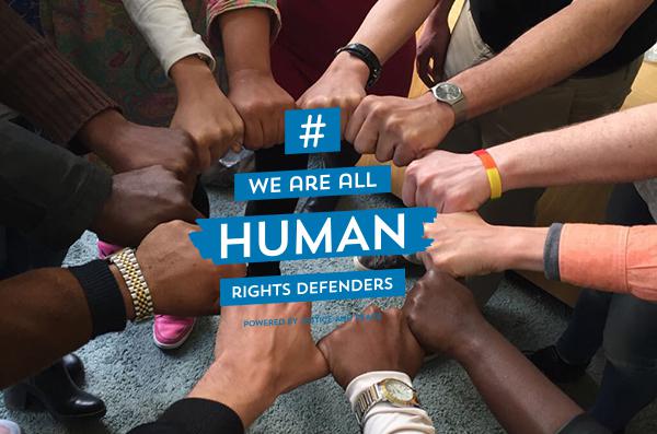 Immagine rappresentativa del principio che tutti siamo difensori dei diritti umani