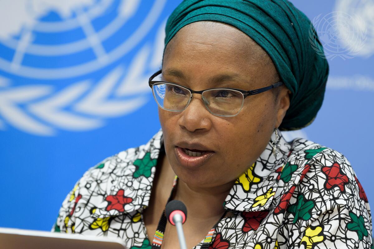 Alice Nderitu, consigliere speciale delle Nazioni Unite sul genocidio, informa i giornalisti in vista della Giornata internazionale contro i discorsi d'odio (18 giugno)