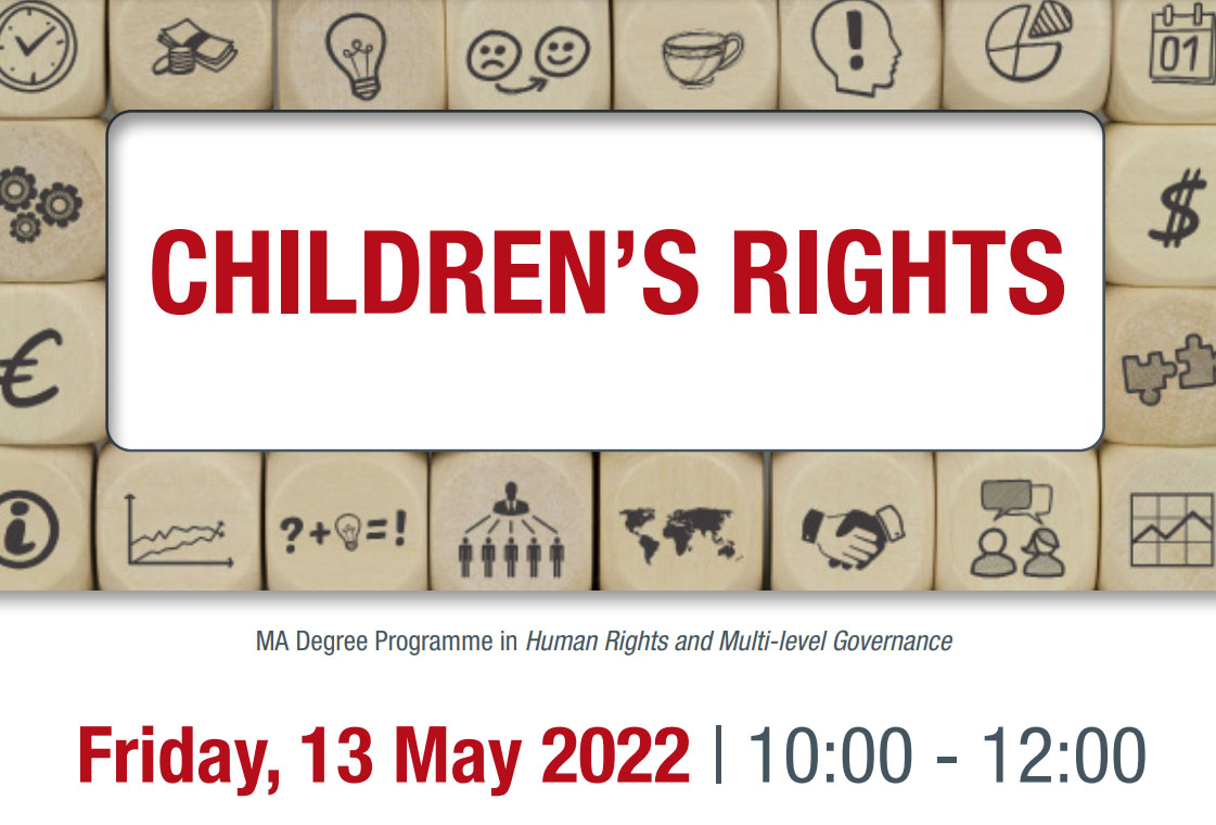 Concluding lecture of the Children's Rights course, Friday May 13th