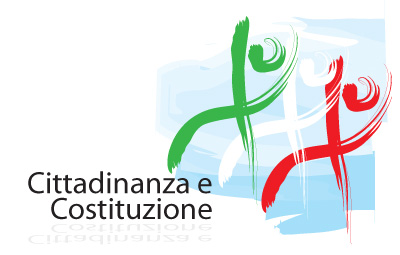 Logo del Miur per la pubblicazione del Documento d'indirizzo del marzo 2009. Rappresenta tre figure stilizzate nei tre colori della bandiera italiana