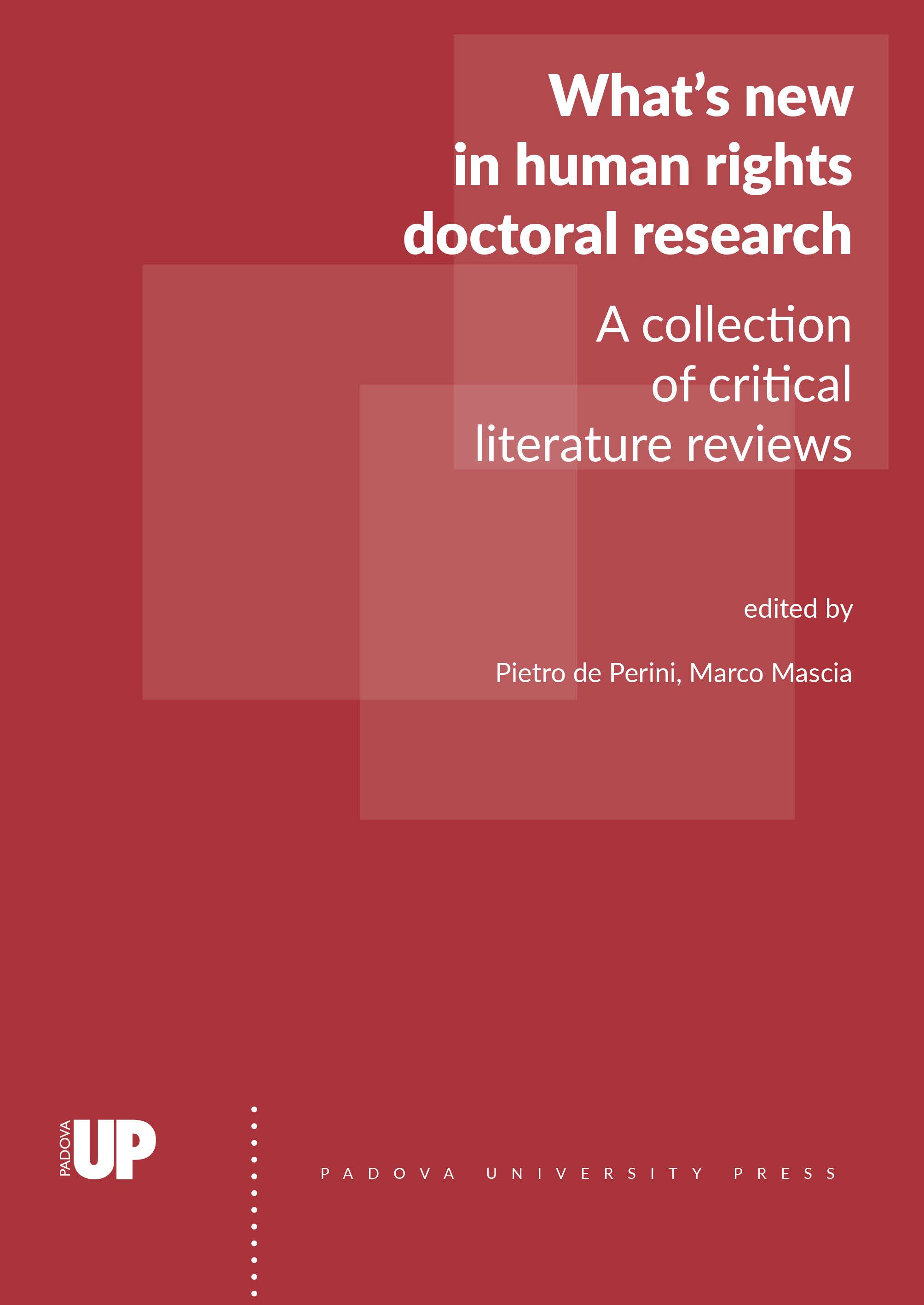 Whats new in Human Rights Doctoral Research, vol. 1 cover