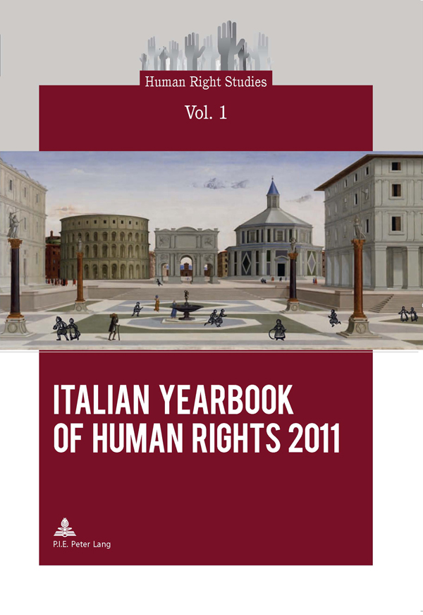 Cover of the Italian Yearbook of Human Rights 2011, Brussels, Peter Lang 2012