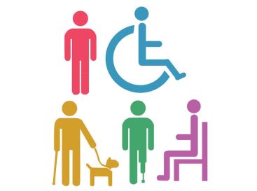 Loghi riguardanti le diverse forme di disabilità