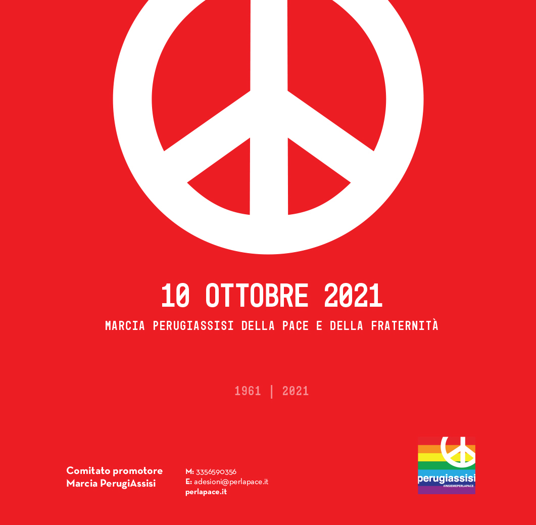 Marcia della pace e della fraternità PerugiAssisi, 10 ottobre 2021