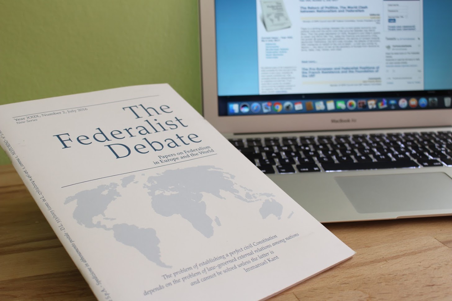 The Federalist Debate, Novembre 2017