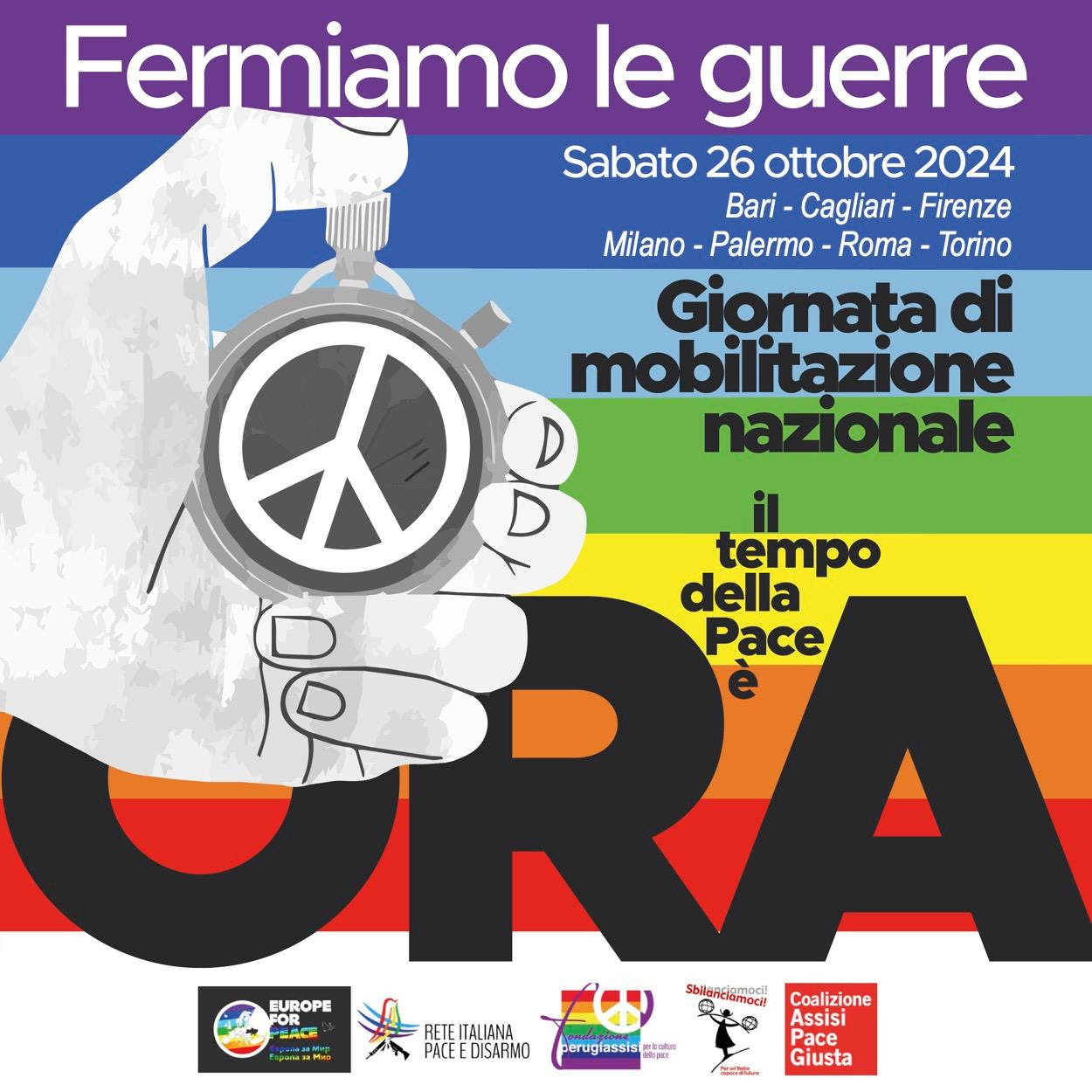 Fermiamo le guerre! Giornata di mobilitazione nazionale, 26 ottobre 2024