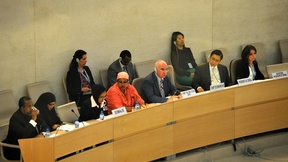 Sessione del Consiglio diritti umani, Ginevra, 2011.