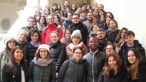Volontarie e volontari in Servizio civile nazionale dell'Università di Padova, partecipanti al Workshop su Unione Europea, cittadinanza plurale e inclusiva, diritti umani, 13 novembre 2017
