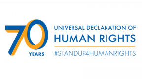 Logo per il 70° anniversario della Dichiarazione universale dei diritti umani