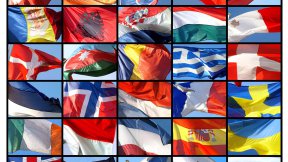 Council of Europe, Flags of the 47 member states