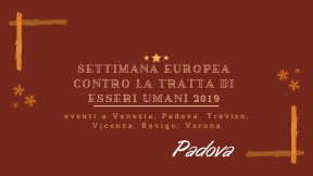 Giornata europea contro la tratta di esseri umani 2019-Padova