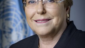 Ritratto di Michelle Bachelet Alta commissaria per i diritti umani delle Nazioni Unite