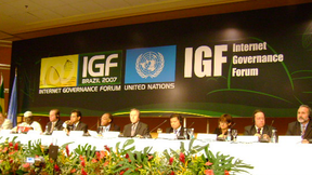 Foto scattata all'IGF tenutosi a Rio de Janeiro nel 2007.