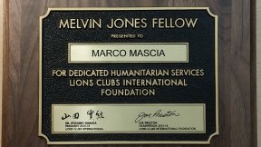 Il prof. Marco Mascia, Direttore del Centro di Ateneo per i Diritti Umani dell’Università di Padova, è stato insignito della Melvin Jones Fellowship, giugno 2016