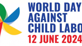 Logo of the World Day Against Child Labour 2024
