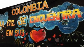 Osservatorio sulle vittime civili dei conflitti, conferenza "Crisi dimenticate: la Colombia", poster