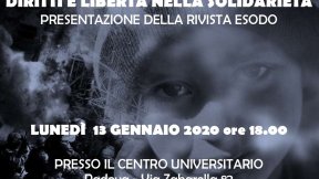 Presentazione rivista Esodo "Diritti e libertà nella solidarietà", Padova