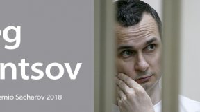 Il Parlamento europeo ha assegnato il Premio Sacharov 2018 per la libertà di pensiero a Oleg Sentsov