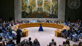 The Security Council adopts resolution 2712 (2023) calling for urgent and extended humanitarian pauses and corridors throughout the Gaza Strip for a sufficient number of days to enable, consistent with international humanitarian law, the full, rapid, safe