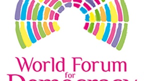 Logo del World Forum for Democracy 2014