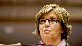 Un primo piano di Mercedes Bresso, eletta nuova Presidente del Comitato delle Regioni dell'Unione Europea