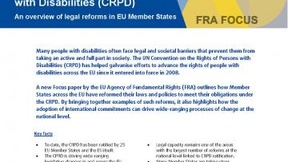 2015 Focus paper of the EU Agency of Fundamental Rights (FRA) on the implementation of the UN Convention on the Rights of Persons with Disabilities (CRPD)