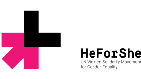Logo campagna HeForShe di UN Women