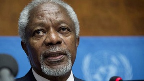 L'inviato Speciale di Nazioni Unite e Lega Araba per la Siria, Kofi Annan