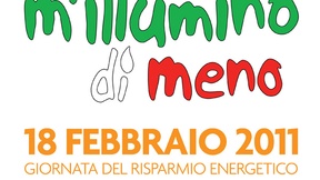 Logo of the Campaign "M'illumino di Meno" promoted by Caterpillar radio show, 2011