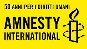 Logo di Amnesty International in occasione del 50° anniversario 