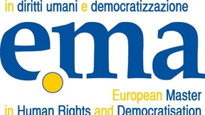 Logo ufficiale del Master Europeo in diritti umani e democratizzazione (e.ma)