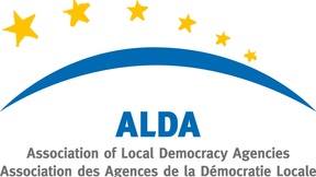 Logo ufficiale dell'Associazione delle Agenzie della Democrazia Locale (ALDA)