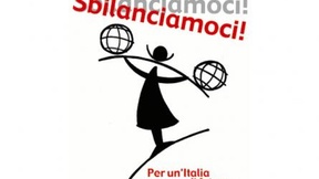 Logo della Campagna Sbilanciamoci! Per un'Italia capace di futuro