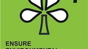 Logo del settimo degli Obiettivi ONU di Sviluppo del Millennio, Garantire la sostenibilità ambientale; raffigura un fiore stilizzato su sfondo verde.