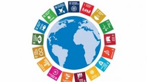 Il mondo circondato dagli obiettivi di sviluppo sostenibile