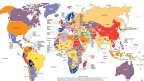 cartina del mondo riportante gli indicatori sull'uguaglianza di genere in politica