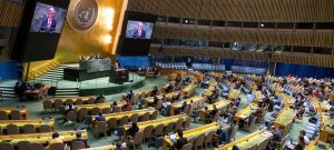 UN Secretary-General António Guterres briefs the General Assembly on the work of the Organization and his priorities for 2024