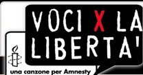 Logo dell'iniziativa Voci per la libertà - Una canzone per Amnesty
